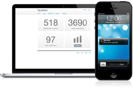 Quomai: manage your customer base, increase loyalty